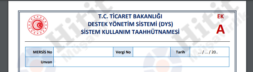 DYS Sistem Kullanım Taahhütnamesi Nasıl Doldurulur