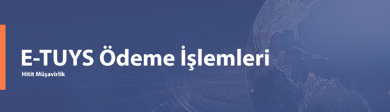 E-TUYS Başvuru Ücreti Ödeme