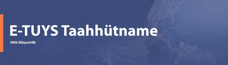 E-TUYS Taahhütname
