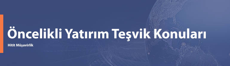 Öncelikli Yatırım Teşvik Konuları